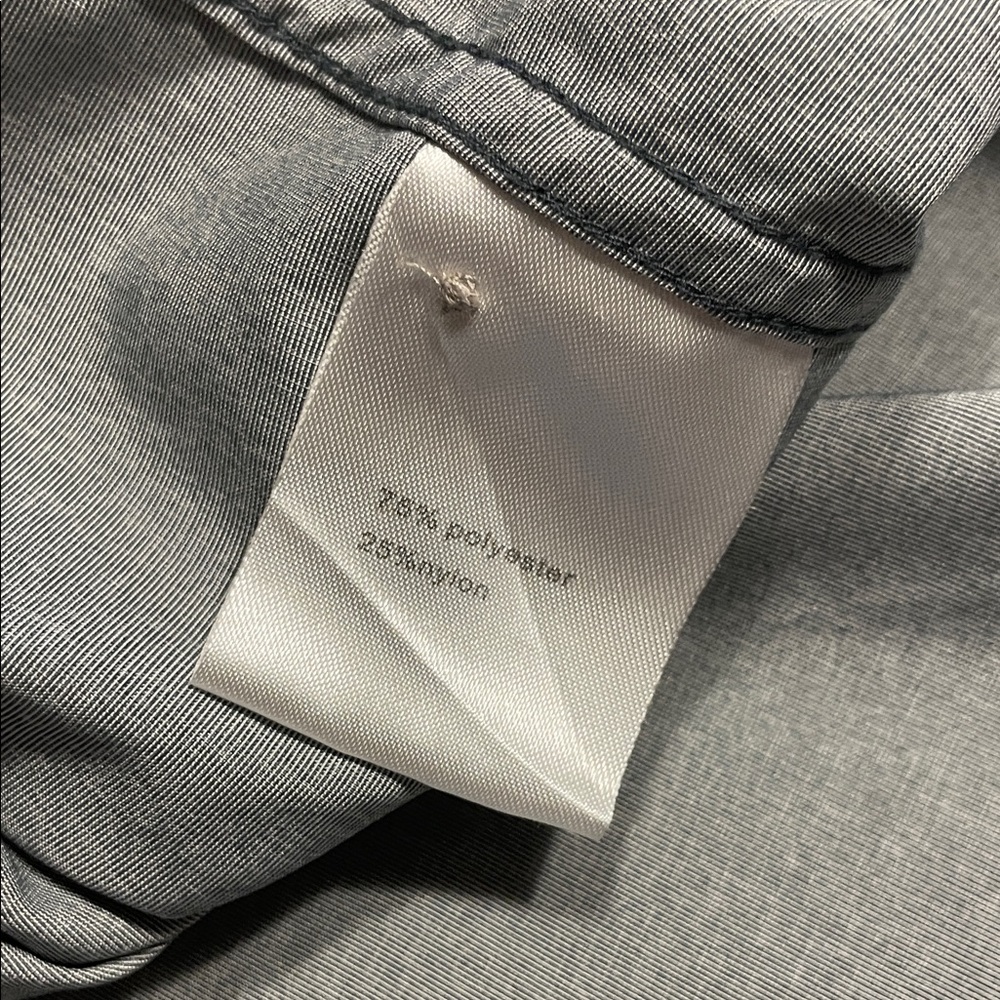 Simms Gray Patterned Button Down Shirt - image 9